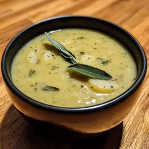 Potato-Leek Soup with Sage: A Comforting, Hearty Soup