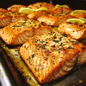 Perfectly Baked Salmon with Lemon Pepper Butter – A Texas Roadhouse-Inspired Recipe
